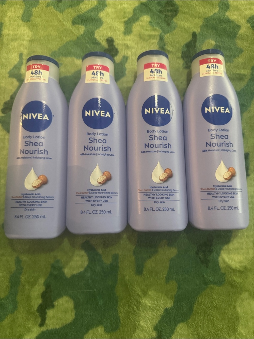 NIVEA Shea Nourish Body Lotion - Cream (Light Purple)